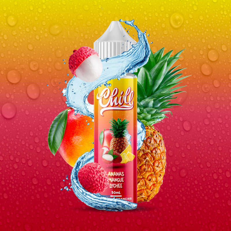 Ananas Mangue Lychee 50ML - Chill LP Vapor