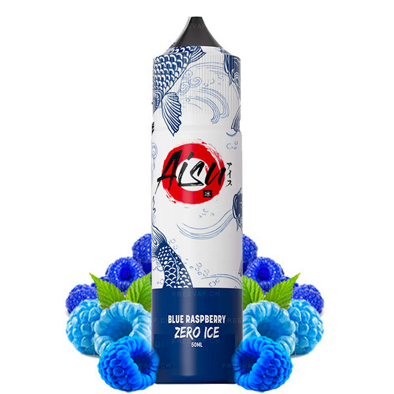 BLUE RASPBERRY ZERO ICE 50ML - AISU ZAP JUICE