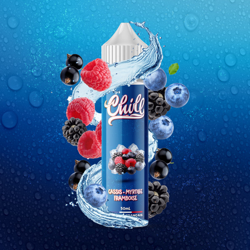 Cassis Myrtille Framboise 50ML - Chill LP Vapor